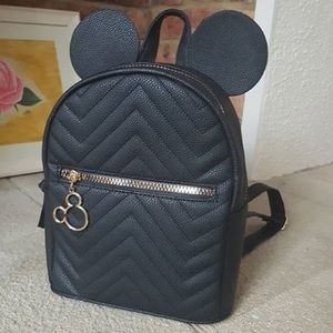 mickey leather backpack